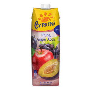 Cyprina Prunes Grape&Apple Fruit Drink 1L